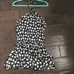 Blu Moon (BlueLife planet blue) halter mini dress